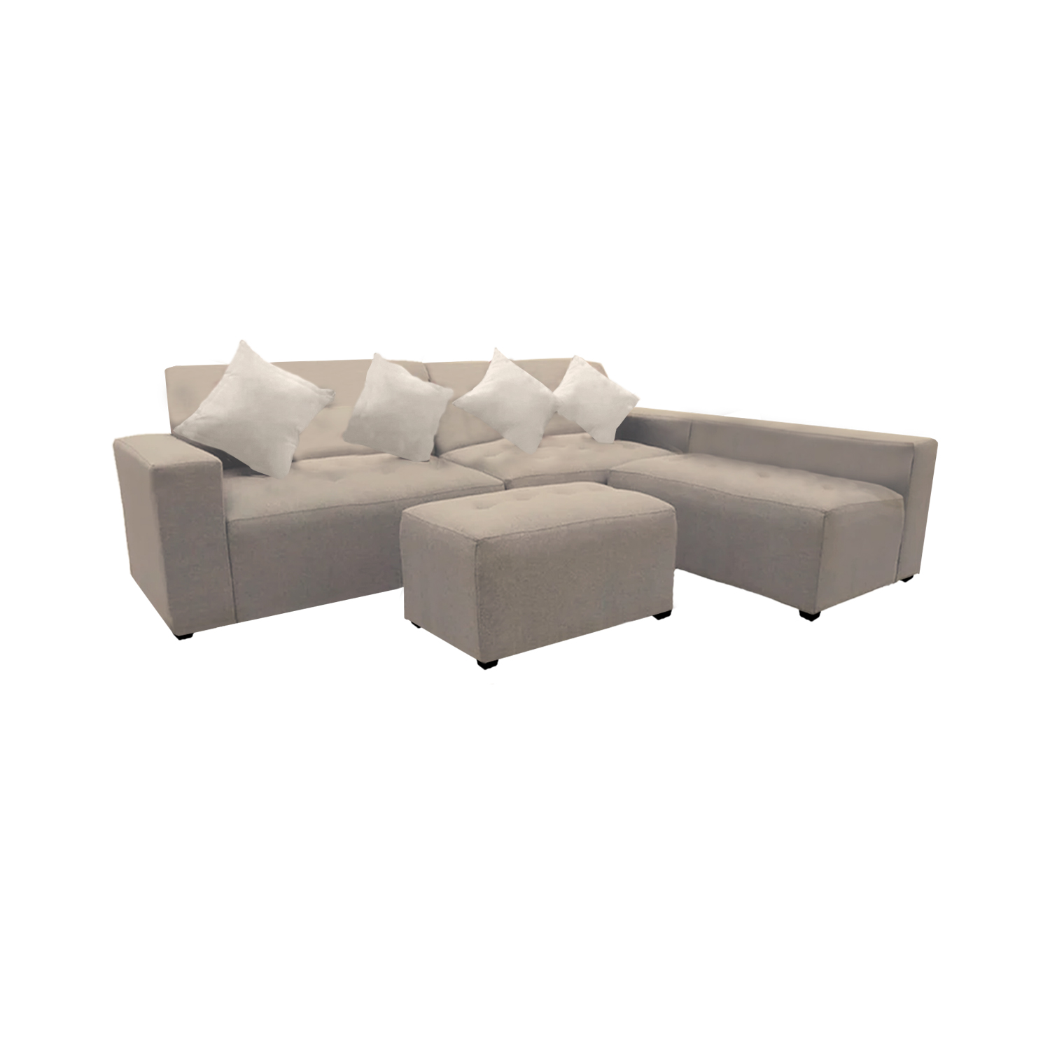 mueble Emir Beige - fondo blanco